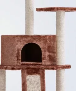 Frisco 52-in Faux Fur Cat Tree & Condo -The Frisco Store 101799 PT3. SY630 V1584452359