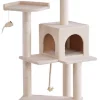 Frisco 57-in Faux Fur Cat Tree & Condo