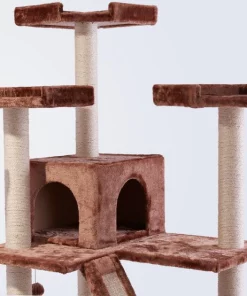 Frisco 72-in Large Base Faux Fur Cat Tree & Condo 10 Frisco 72-in Large Base Faux Fur Cat Tree & Condo -The Frisco Store 101809 PT2. SY630 V1584452233