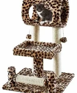 Frisco 28-in Faux Fur Cat Tree