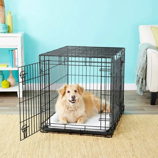 Frisco Heavy Duty Fold & Carry Double Door Collapsible Wire Dog Crate 3 Frisco Heavy Duty Fold & Carry Double Door Collapsible Wire Dog Crate