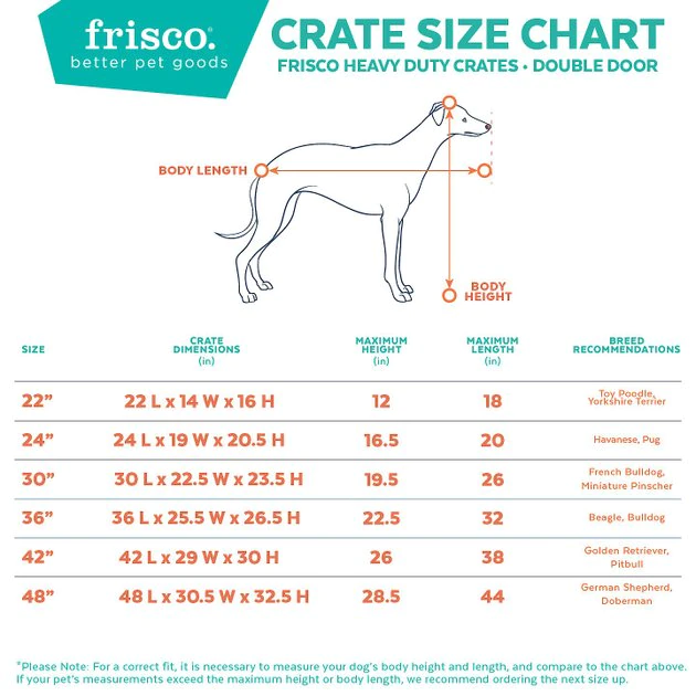 Frisco Heavy Duty Fold & Carry Double Door Collapsible Wire Dog Crate 5 Frisco Heavy Duty Fold & Carry Double Door Collapsible Wire Dog Crate - Image 3