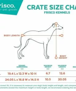 Frisco Two Door Top Load Plastic Dog & Cat Kennel -The Frisco Store 122090 PT2. SY630 V1645046182