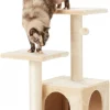 Frisco 28-in Faux Fur Cat Tree & Condo -The Frisco Store 128073 MAIN. SY630 V1584451166