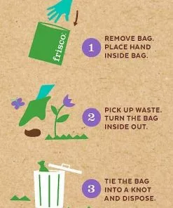 Frisco Dog Poop Bag & Dispenser, 15 count -The Frisco Store 135726 PT6. SY630 V1524580778