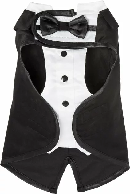 Frisco Formal Dog & Cat Tuxedo, Black 7 Frisco Formal Dog & Cat Tuxedo, Black - Image 5