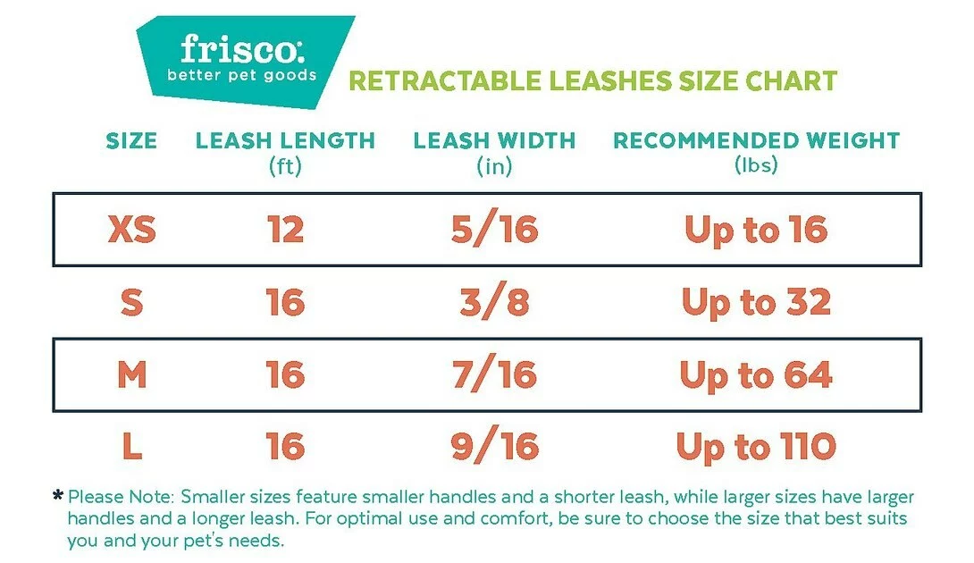 Frisco Nylon Tape Reflective Retractable Dog Leash 7 Frisco Nylon Tape Reflective Retractable Dog Leash - Image 5