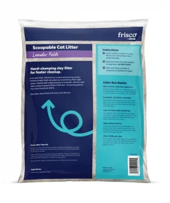 Frisco Lavender Fields Scented Clumping Clay Cat Litter, 40-lb bag -The Frisco Store 142651 PT2. SY630 V1657655544