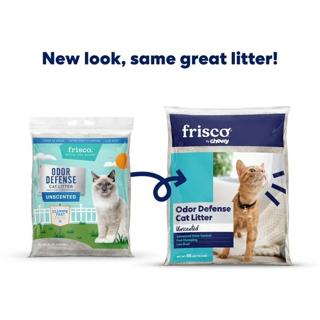 Frisco Unscented Clumping Clay Cat Litter, 35-lb bag 4 Frisco Unscented Clumping Clay Cat Litter, 35-lb bag - Image 2