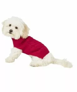 Frisco Dog & Cat Cable Knitted Sweater