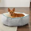 Frisco Sherpa Hexagon Bolster Cat & Dog Bed 1 Frisco Sherpa Hexagon Bolster Cat & Dog Bed -The Frisco Store 144814 MAIN. SY630 V1566936149