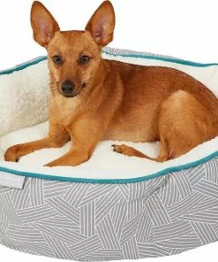 Frisco Sherpa Hexagon Bolster Cat & Dog Bed 10 Frisco Sherpa Hexagon Bolster Cat & Dog Bed -The Frisco Store 144814 PT4. SY630 V1578443195