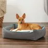 Frisco Sherpa Orthopedic Bolster Cat & Dog Bed 1 Frisco Sherpa Orthopedic Bolster Cat & Dog Bed -The Frisco Store 144819 MAIN. SY630 V1575904998