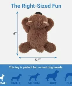 Frisco Plush Squeaking Bear Dog Toy -The Frisco Store 146979 PT2. SY630 V1539205038