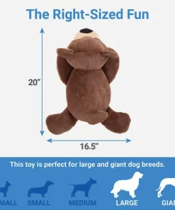 Frisco Jumbo Plush Squeaking Bear Dog Toy -The Frisco Store 147031 PT2. SY630 V1539205343