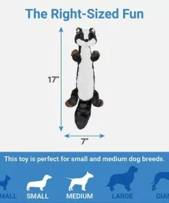 Frisco Skinny Plush Squeaking Skunk Dog Toy -The Frisco Store 147047 PT2. SY630 V1539205485