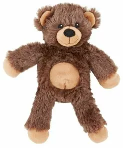 Frisco Plush with Inside Rope Squeaking Bear Dog Toy