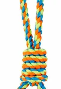 Frisco Rope with Squeaking Ball Dog Toy
