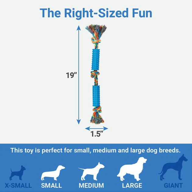 Frisco Rope with Double Handle Grip Dog Toy 5 Frisco Rope with Double Handle Grip Dog Toy - Image 3