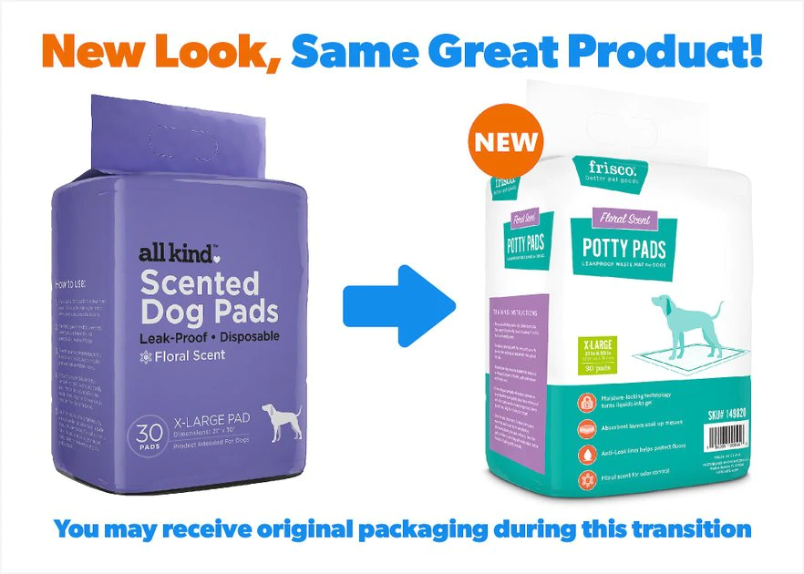 Frisco Dog Training Pads, 21 x 30-in, 30 count, Floral Scented 4 Frisco Dog Training Pads, 21 x 30-in, 30 count, Floral Scented - Image 2