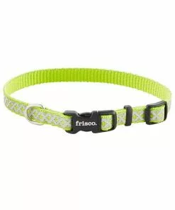 Frisco Patterned Polyester Reflective Dog Collar -The Frisco Store 151018 PT3. SY630 V1620170398