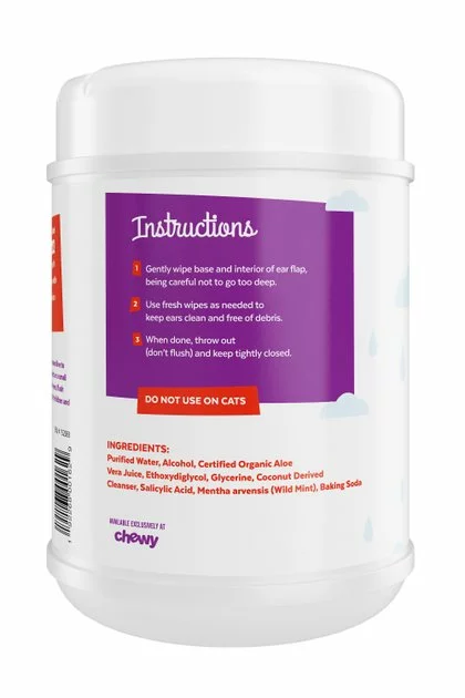 Frisco Deodorizing Ear Wipes with Aloe for Dogs & Puppies 4 Frisco Deodorizing Ear Wipes with Aloe for Dogs & Puppies - Image 2
