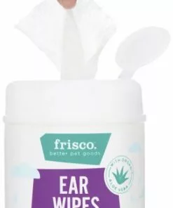 Frisco Deodorizing Ear Wipes with Aloe for Dogs & Puppies 11 Frisco Deodorizing Ear Wipes with Aloe for Dogs & Puppies -The Frisco Store 152583 PT3. SY630 V1551302809