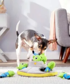 Frisco Hide & Seek Plush Flying Saucer Puzzle Dog Toy -The Frisco Store 152812 PT3. SY630 V1549654791