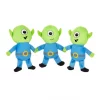 Frisco Hide & Seek Plush Flying Saucer Puzzle Dog Toy Refills, 3-pack