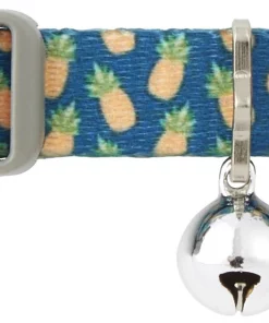Frisco Pineapple Polyester Breakaway Cat Collar with Bell -The Frisco Store 153158 PT2. SY630 V1568380069