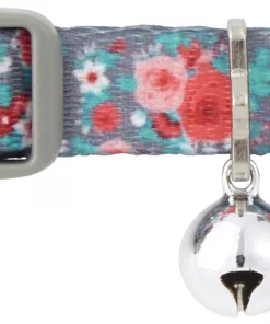 Frisco Rose Polyester Breakaway Cat Collar with Bell -The Frisco Store 153160 PT2. SY630 V1568380029