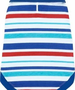 Frisco Striped Dog & Cat Polo Shirt, Red & Blue 12 Frisco Striped Dog & Cat Polo Shirt, Red & Blue -The Frisco Store 153589 PT3. SY630 V1624902452