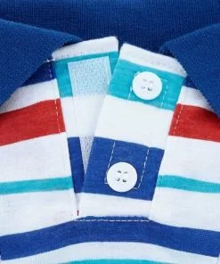 Frisco Striped Dog & Cat Polo Shirt, Red & Blue 14 Frisco Striped Dog & Cat Polo Shirt, Red & Blue -The Frisco Store 153589 PT5. SY630 V1624902156