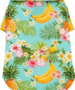 Frisco Pineapple Hawaiian Camp Dog & Cat Shirt 12 Frisco Pineapple Hawaiian Camp Dog & Cat Shirt -The Frisco Store 153596 PT2. SY630 V1645045890
