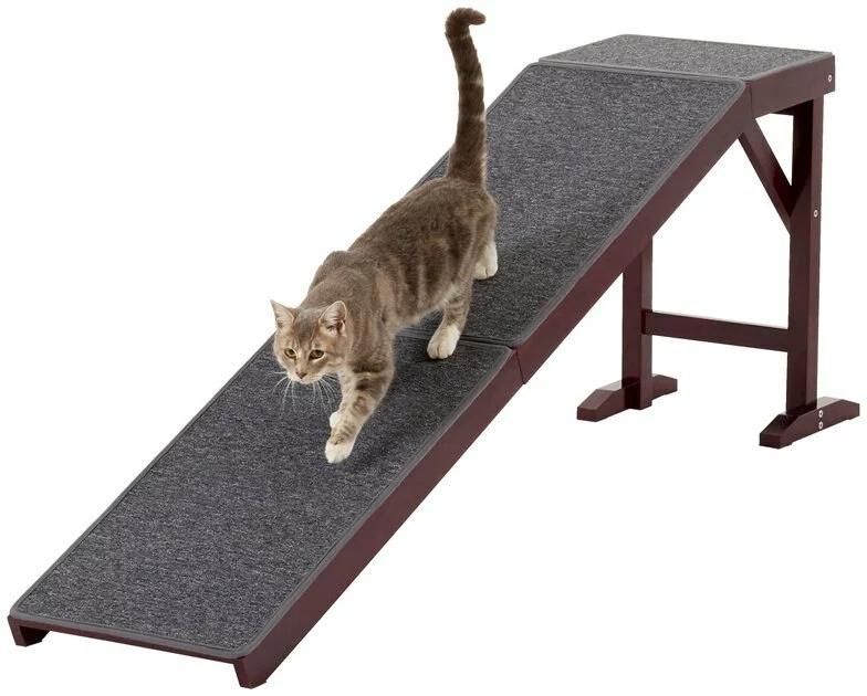 Frisco Deluxe Wooden Carpeted Cat & Dog Ramp 6 Frisco Deluxe Wooden Carpeted Cat & Dog Ramp - Image 4