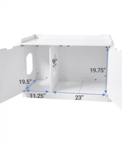 Frisco Decorative Bench Cat Litter Box Cover -The Frisco Store 156788 PT4. SY630 V1570480051