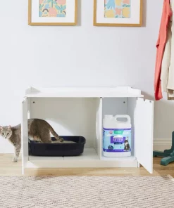 Frisco Decorative Bench Cat Litter Box Cover -The Frisco Store 156788 PT5. SY630 V1570480032