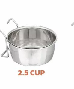 Frisco Stainless Steel Kennel Bowl -The Frisco Store 159871 PT2. SY630 V1570543165