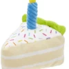 Frisco Plush Birthday Cake Slice with Squeaker Dog Toy -The Frisco Store 162906 Main. SY630 V1565379460