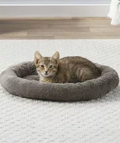 Frisco Self Warming Bolster Round Cat Bed