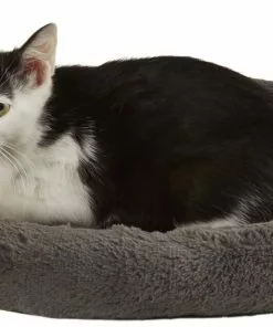 Frisco Self Warming Bolster Round Cat Bed -The Frisco Store 165315 PT2. SY630 V1568211141