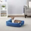 Frisco Velvet Rectangular Bolster Cat & Dog Bed -The Frisco Store 165322 Main. SY630 V1568211242