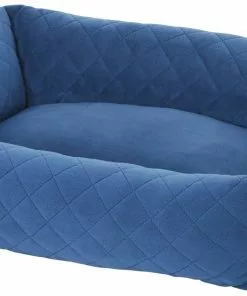 Frisco Velvet Rectangular Bolster Cat & Dog Bed -The Frisco Store 165322 PT2. SY630 V1647872484