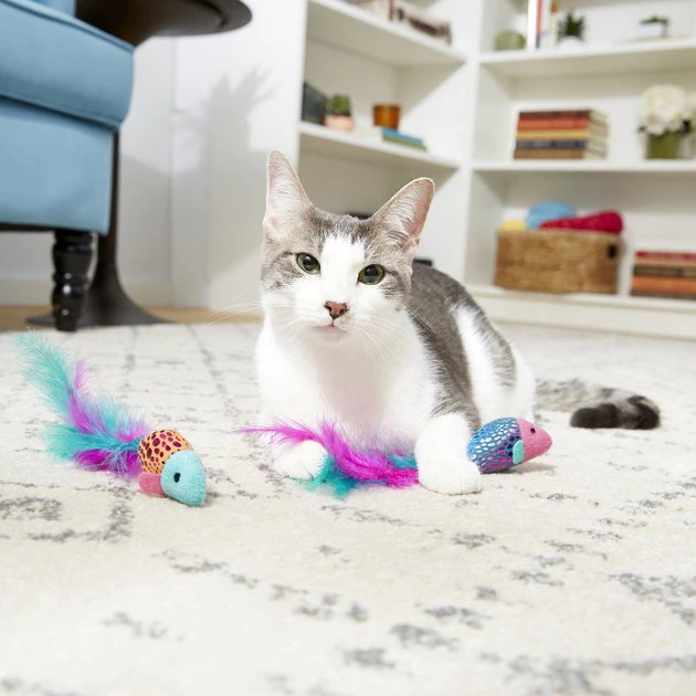 Frisco Sparkle Fish Cat Toy with Catnip, 2-Pack 5 Frisco Sparkle Fish Cat Toy with Catnip, 2-Pack - Image 3