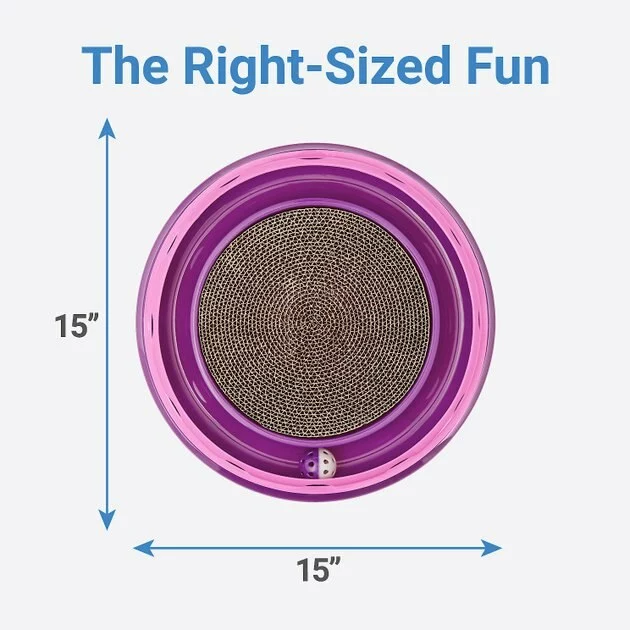 Frisco Scratch & Roll Scratcher Cat Toy with Catnip 4 Frisco Scratch & Roll Scratcher Cat Toy with Catnip - Image 2