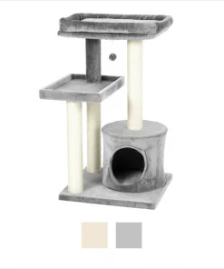 Frisco 42-in Heavy Duty Faux Fur Cat Tree & Condo -The Frisco Store 169398 PT6. SY630 V1584453503