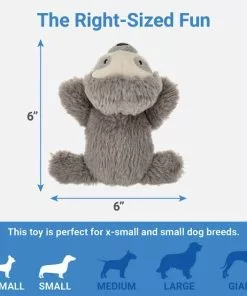Frisco Plush Squeaking Sloth Dog Toy 6 Frisco Plush Squeaking Sloth Dog Toy -The Frisco Store 174680 PT1. SY630 V1574719122