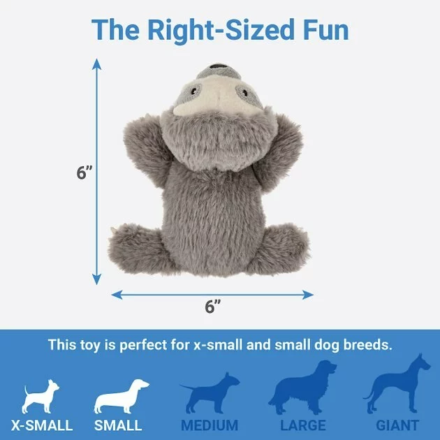 Frisco Plush Squeaking Sloth Dog Toy 4 Frisco Plush Squeaking Sloth Dog Toy - Image 2