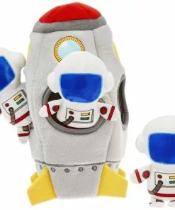 Frisco Hide & Seek Plush Rocket Ship Puzzle Dog Toy
