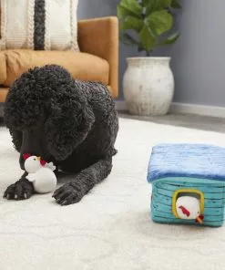 Frisco Hide & Seek Plush Chicken Coop Puzzle Dog Toy -The Frisco Store 174755 PT3. SY630 V1575298471